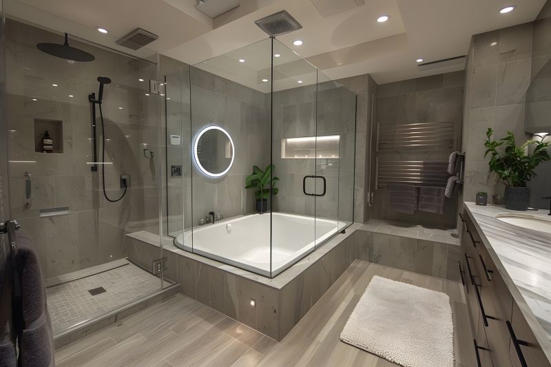 Elegant Bathtub Setup